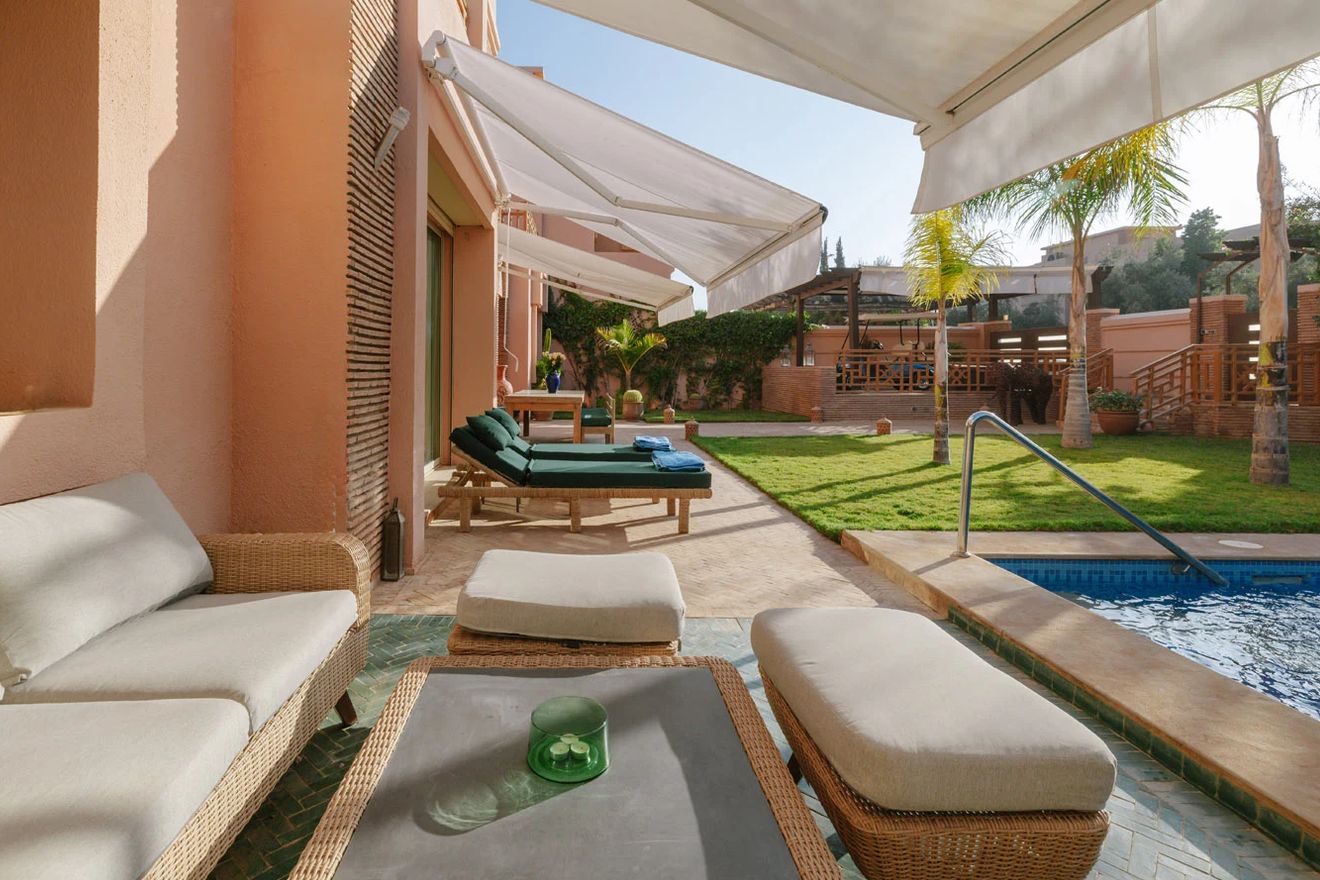 garden villa lounge marrakech